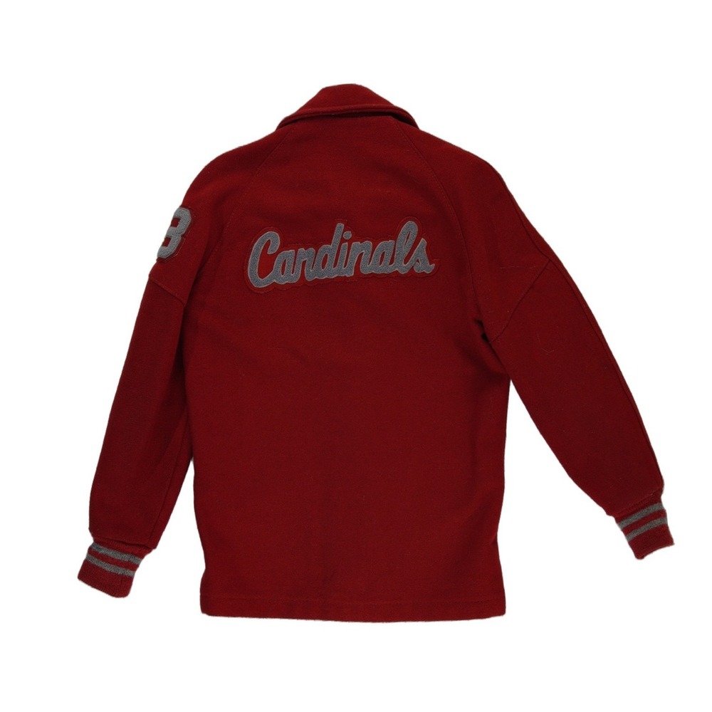 Vintage Louisville Cardinals UL Varsity Jacket Men's Size Medium 34 Red Wool - Picture 2 of 6